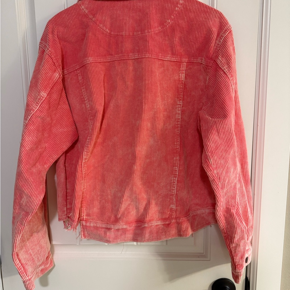 POL Coral Corduroy Women's Jacket NWT - Picture 2 of 2